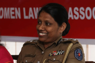The first woman Deputy Inspector General of Sri Lanka Police