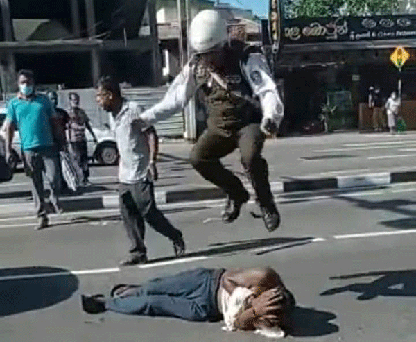 A Lunatic Police Attack…