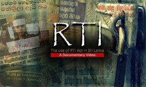 The use of RTI act in Sri Lanka