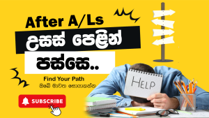 After A/Ls / උසස් පෙළින් පස්සෙ..