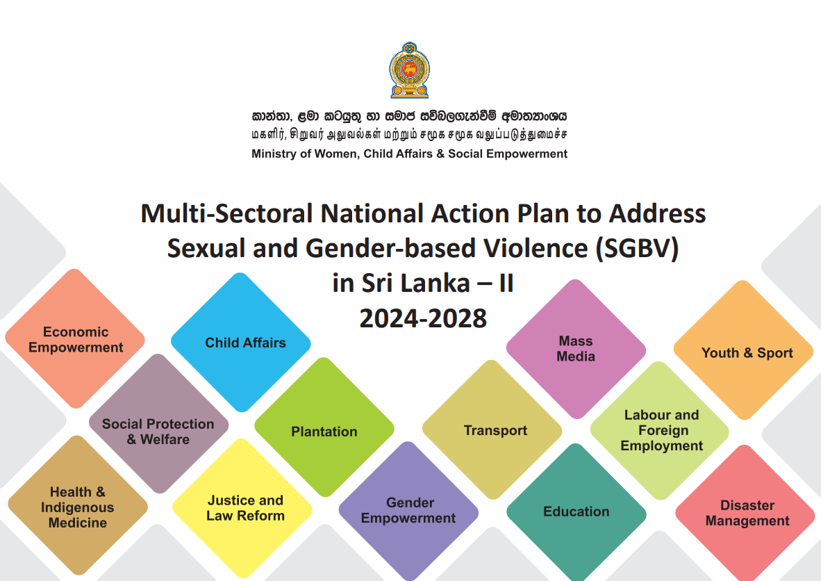 The Ministry of Women, Child Affairs, and Social Empowerment Launches Multi-Sectoral National Action Plan to address Sexual and Gender-Based Violence.