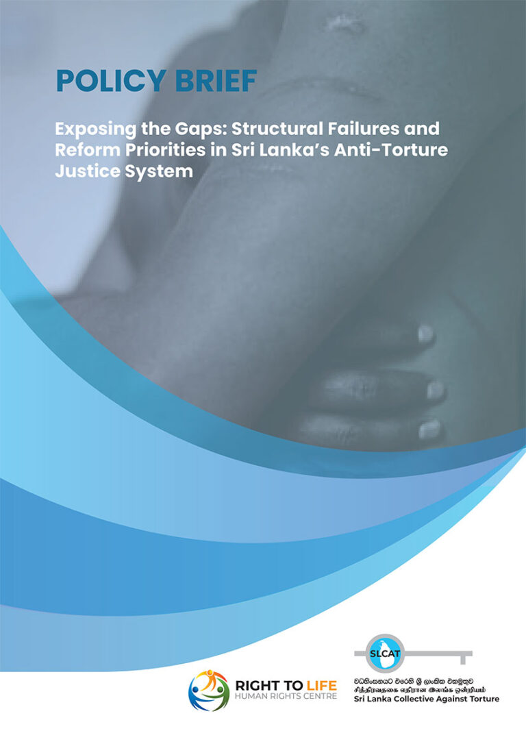 Policy-Brief Exposing the Gaps: Structural Failures and Reform Priorities in Sri Lanka’s Anti-Torture Justice System