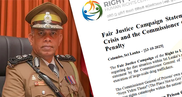 Fair Justice Campaign Statement on Sri Lanka’s Prison Crisis and the Commissioner General’s Call for the Death Penalty
