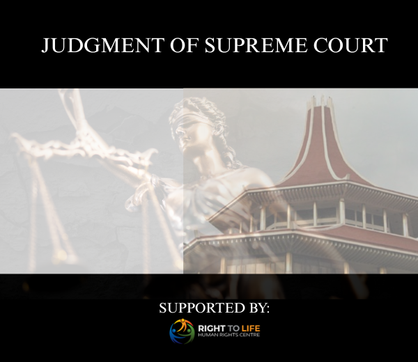 Supreme Court Judgment Reaffirms Absolute Ban on Torture and State Accountability