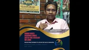 කාලගුණික දේශගුණික විපර්යාසයන්ට අනුහුරු වීමේදී සංක්‍රාන්තික යුක්තිය බිදවැටීම |Sajeewa Chamikara