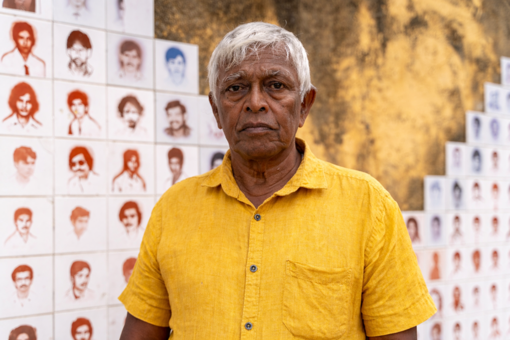 Sri Lankan activist Brito Fernando