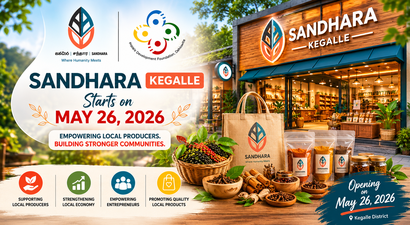 Sandhara Kegalle Starts on May 26 to Strengthen Quality Local Production and Empower Small Entrepreneurs