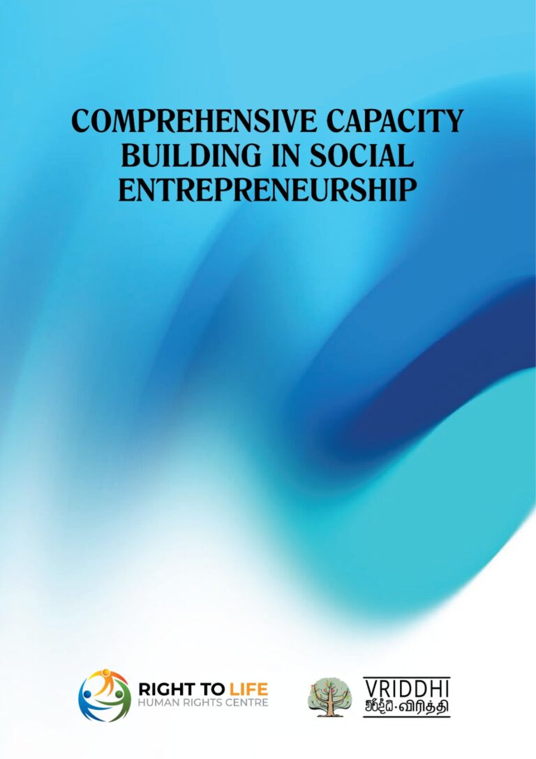 Comprehensive capacity building in social entrepreneurship