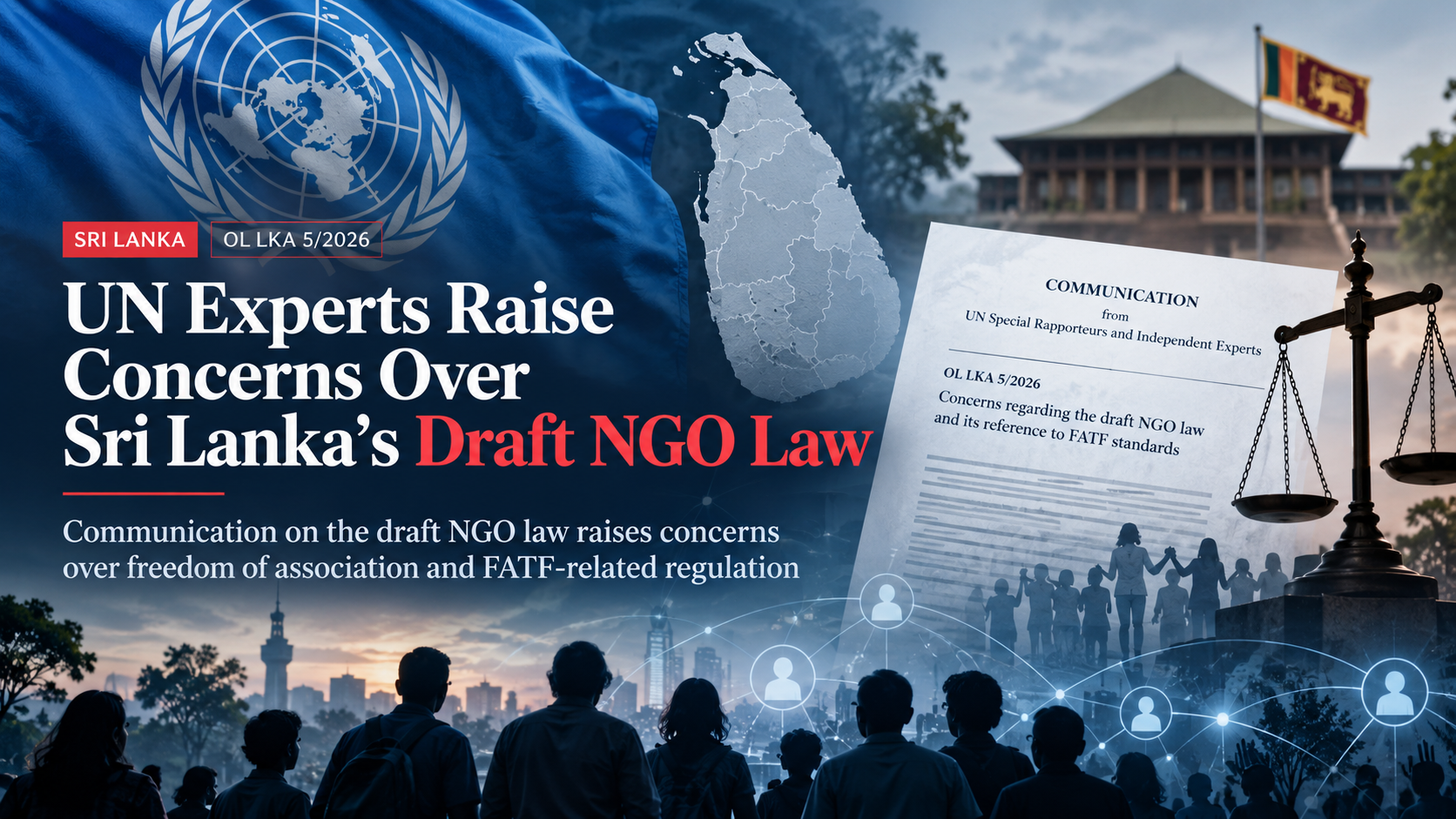 UN Experts Raise Concerns Over Sri Lanka’s Draft NGO Bill